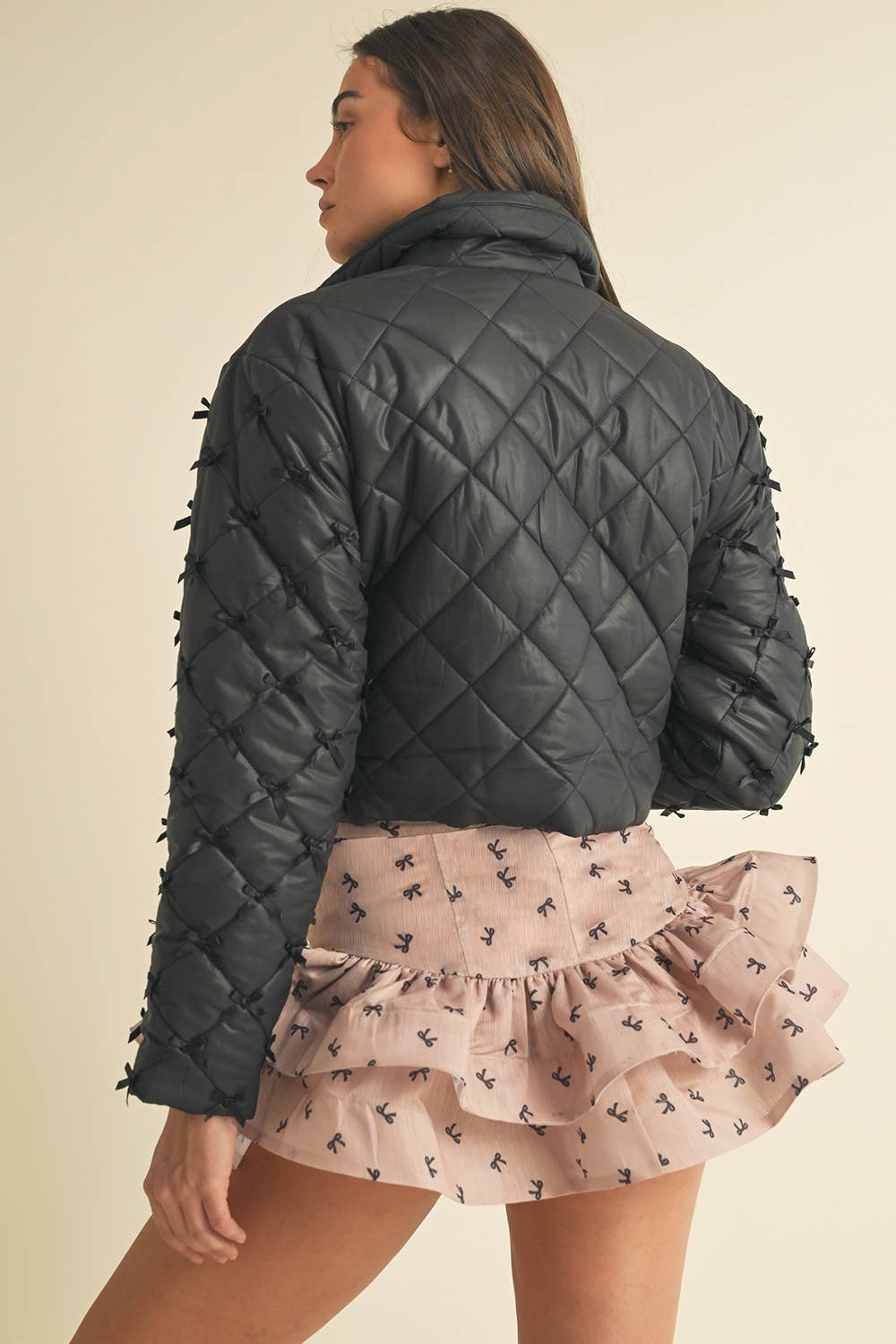 BEST SELLING Bow Puffer Jacket