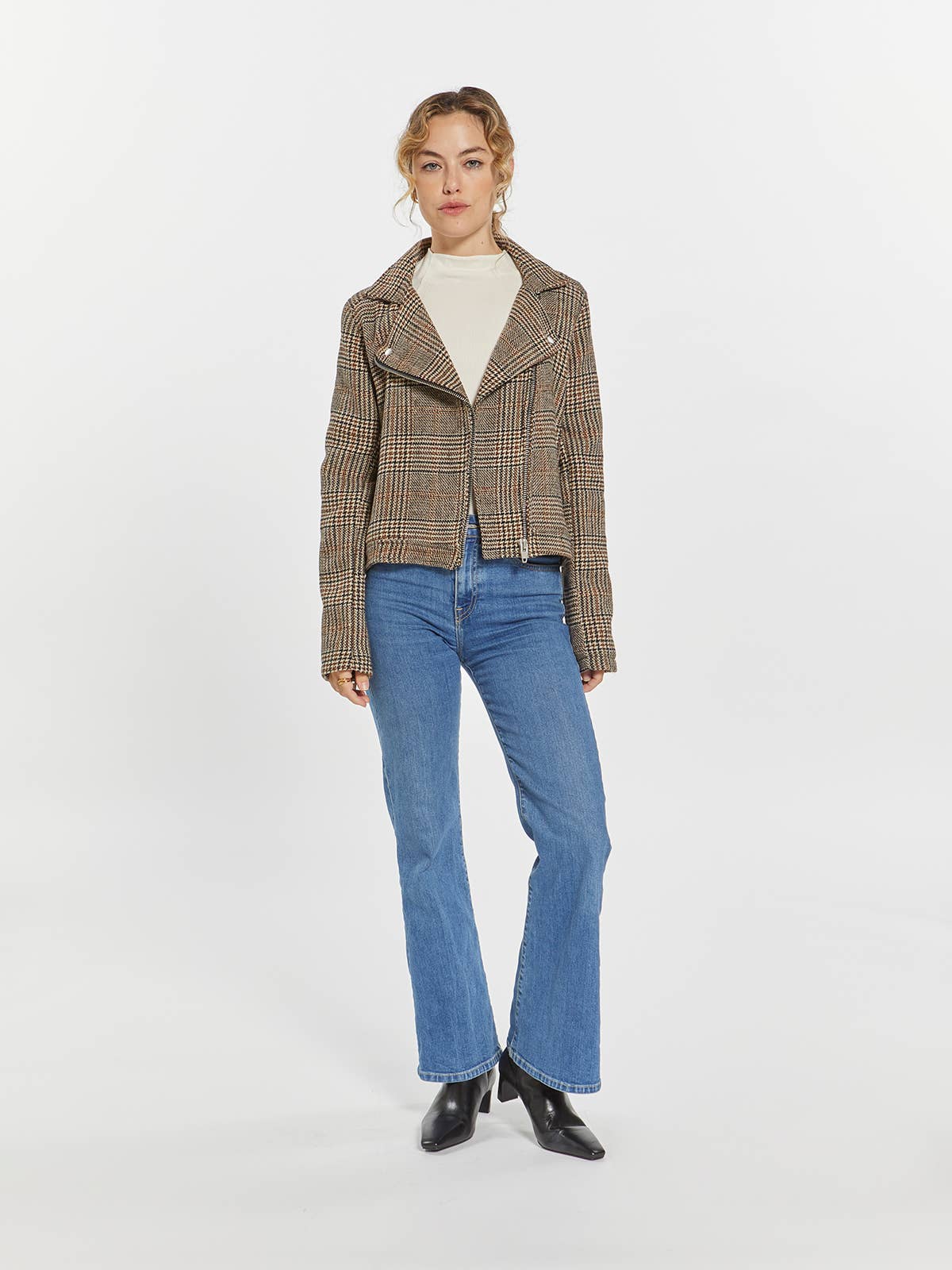 Plaid Moto Jacket *SAMPLE SALE* FINAL SALE*