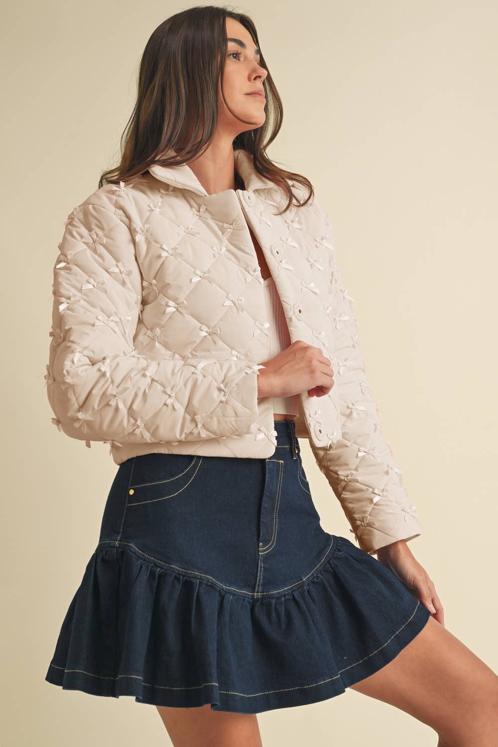 BEST SELLING Bow Puffer Jacket