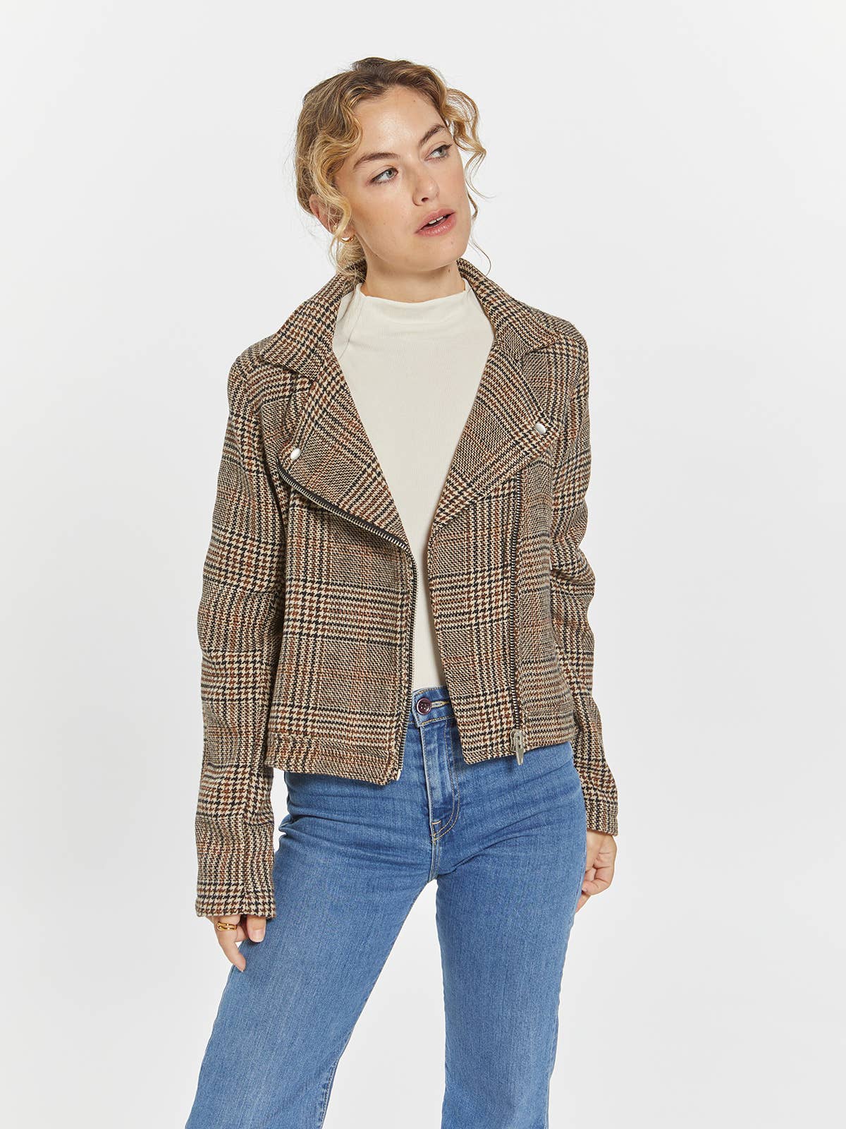 Plaid Moto Jacket *SAMPLE SALE* FINAL SALE*