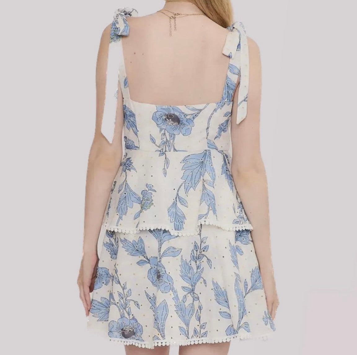 floral sky dress