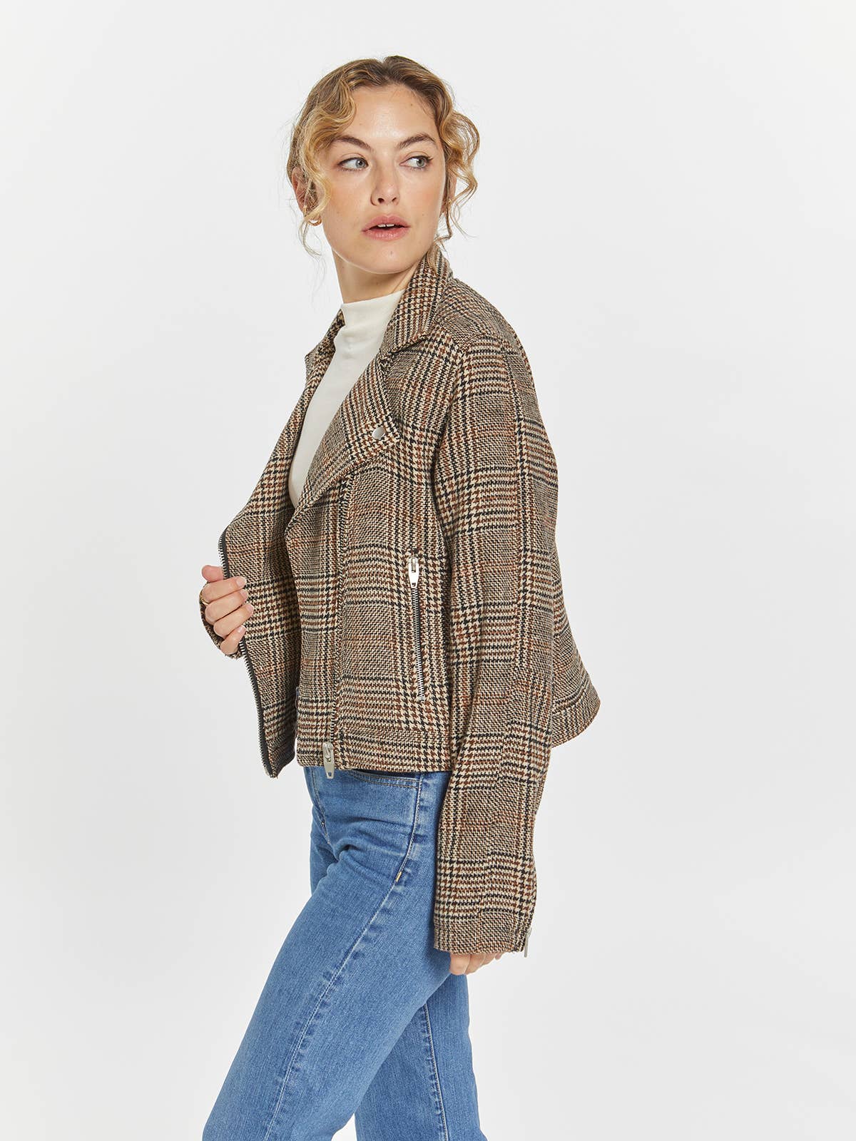 Plaid Moto Jacket *SAMPLE SALE* FINAL SALE*