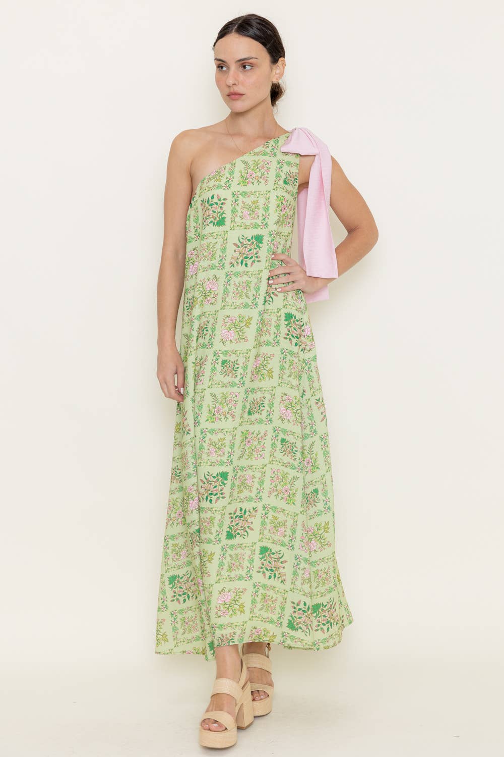 BEST SELLER Lotus Bow Maxi Dress