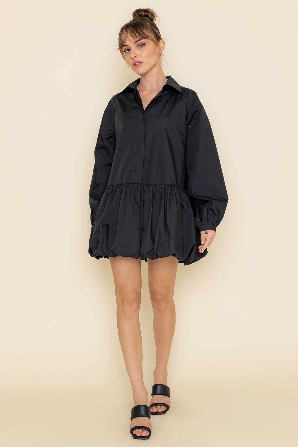 BUBBLE BLOUSE DRESS
