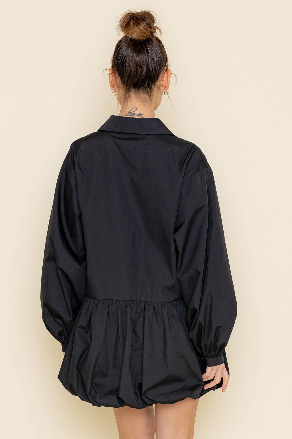BUBBLE BLOUSE DRESS