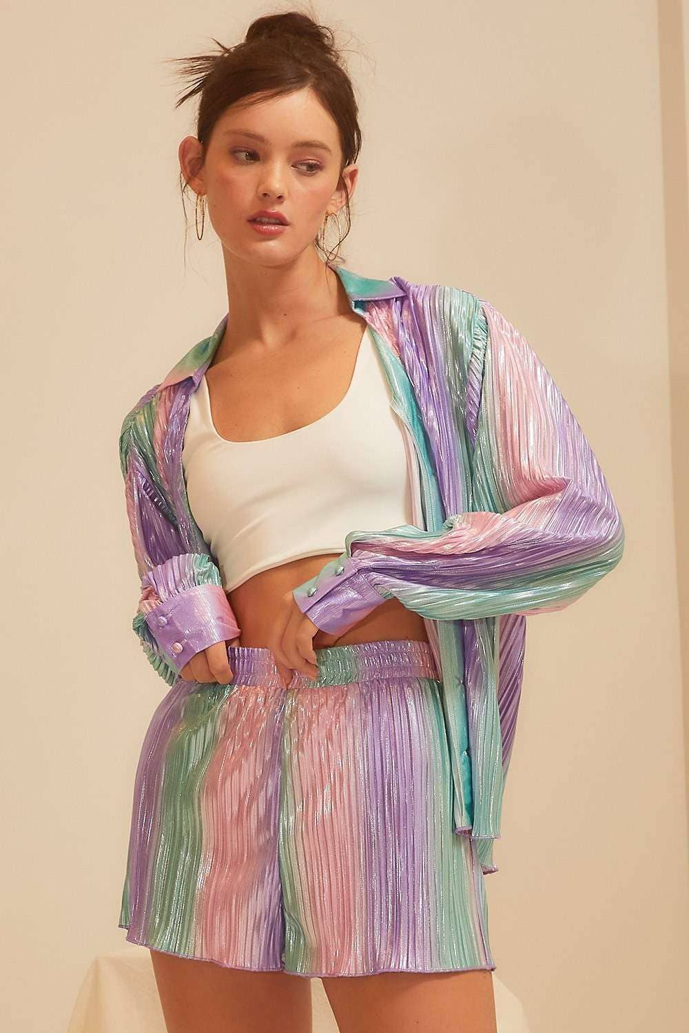 Shimmer Pastel Multi Short (see other listing for matching top)