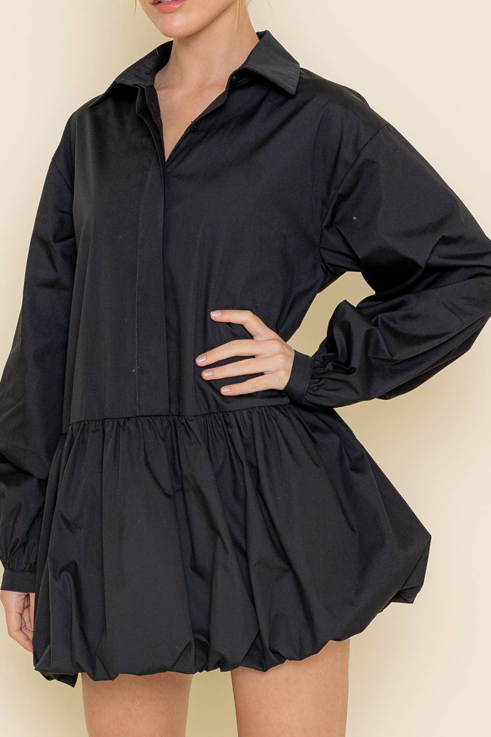 BUBBLE BLOUSE DRESS