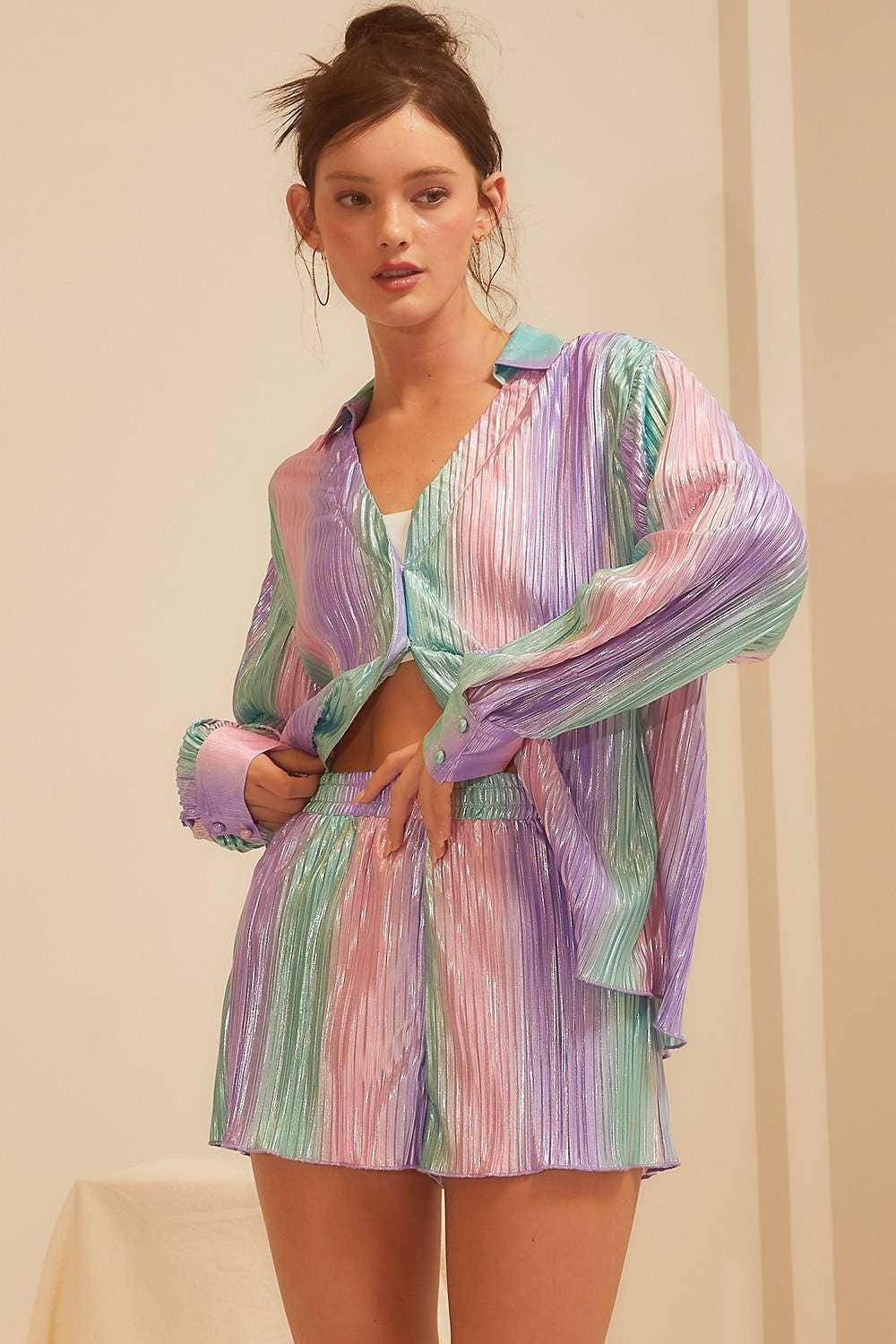Shimmer Pastel Multi Short (see other listing for matching top)