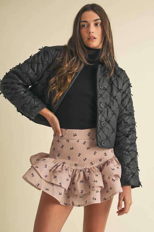 BEST SELLING Bow Puffer Jacket
