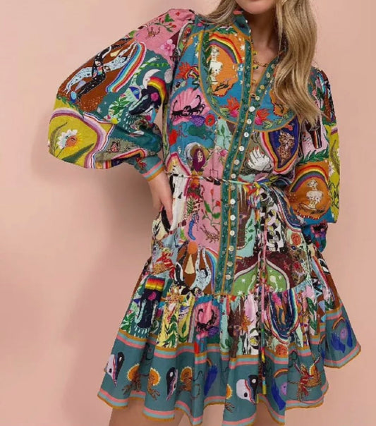 Button Down Camille Dress