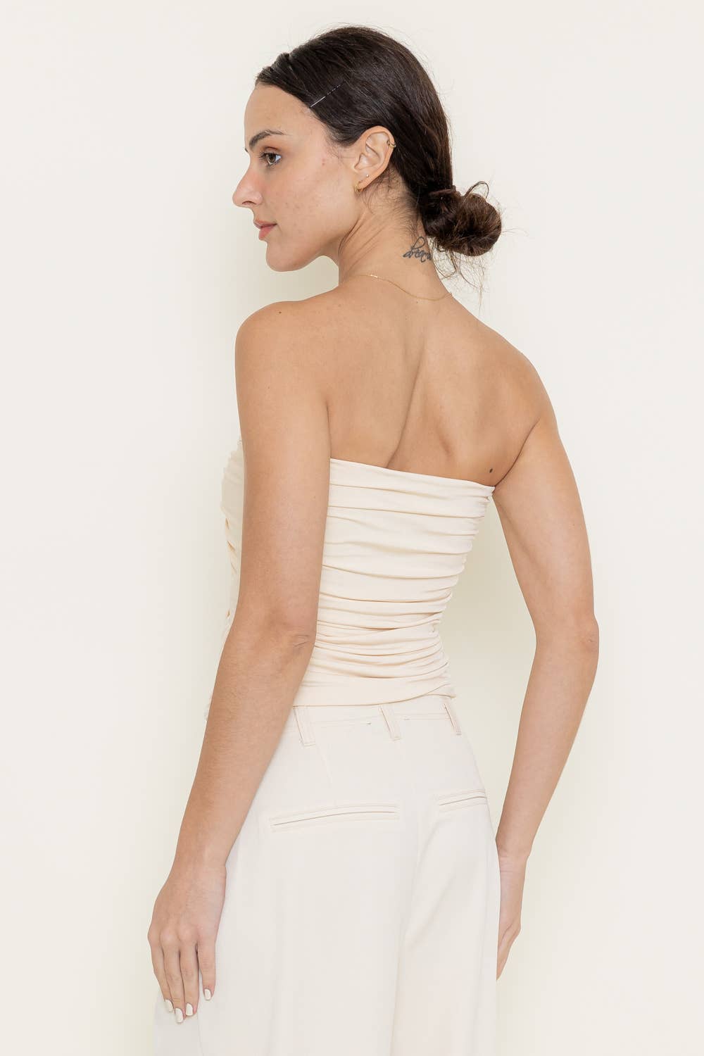 SEASHELL STRAPLESS TOP