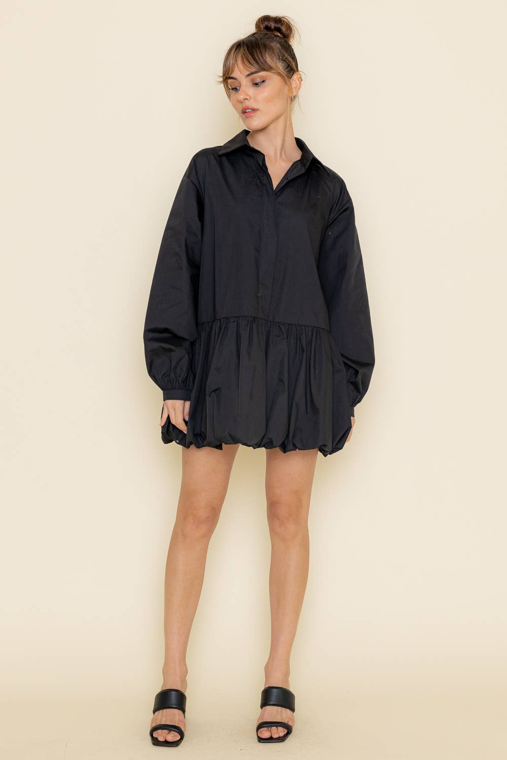 BUBBLE BLOUSE DRESS